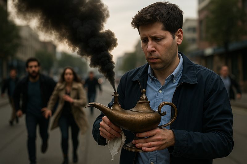 Sam Altman esfregou a garrafa... — RXO