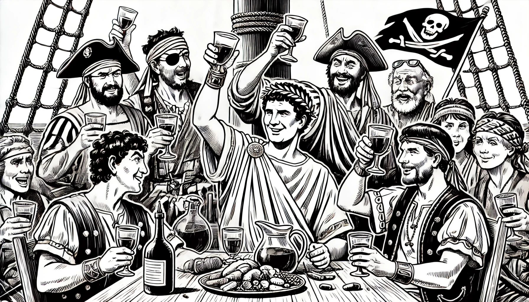 Júlio César e os Piratas — RXO